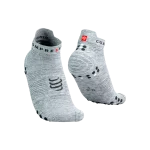 Medias Compressport  Pro Racing Socks v4.0 Run Low - Gris