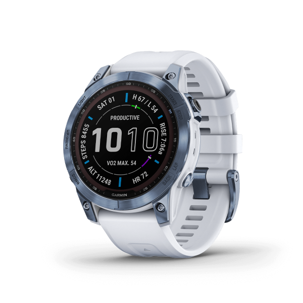 Reloj Garmin Fenix 7 blanco 47 mm 1