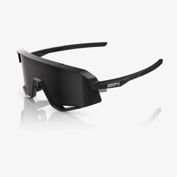 Gafas 100% Slendale Negro Mate Lente: Smoke