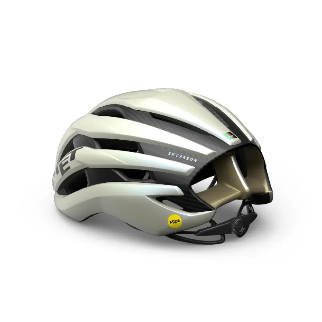 Casco Met Trenta 3K Carbon Vainilla