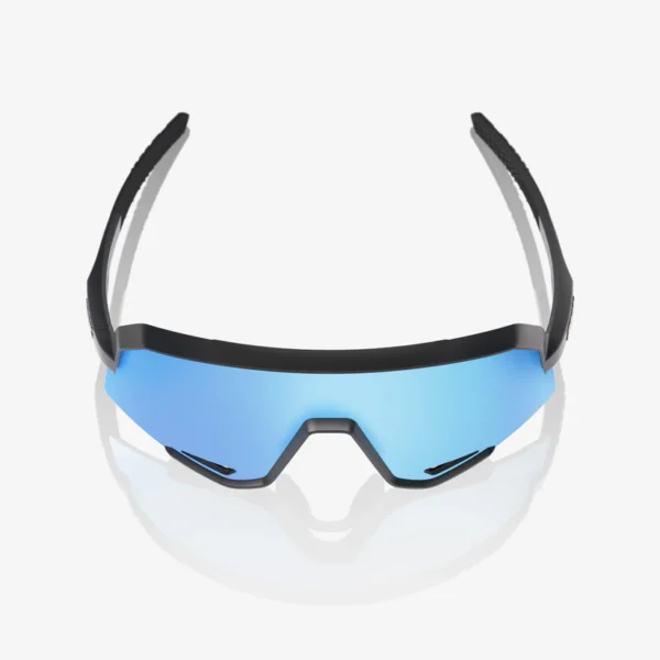 Gafas 100% Slendale matte black Hiper Blue Mirror - Imagen 4