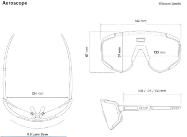 Gafas SCICON Aero Scope White Silver - Imagen 5