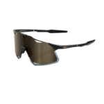 Gafas 100% Hypercraft Matte Black Gold Mirror