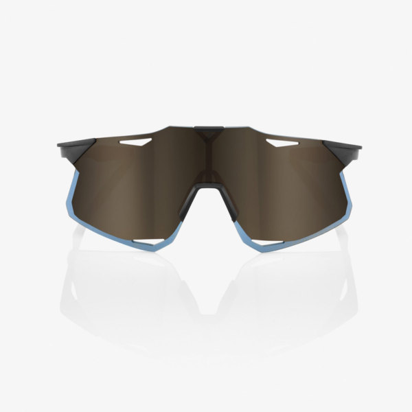Gafas 100% Hypercraft Matte Black Gold Mirror - Imagen 3