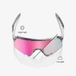 Gafas 100% S3 Fotocromatic Gris-Rose Gold Mirror - Imagen 4