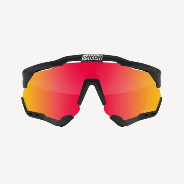 Gafas SCICON Aero Shade XL Black Red - Imagen 2