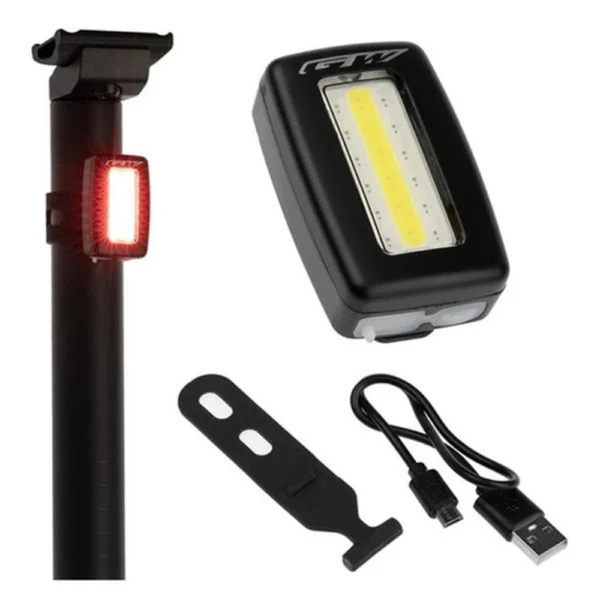 Luz Trasera GW Bicycle Safety Light 30 Lumenes - Imagen 2