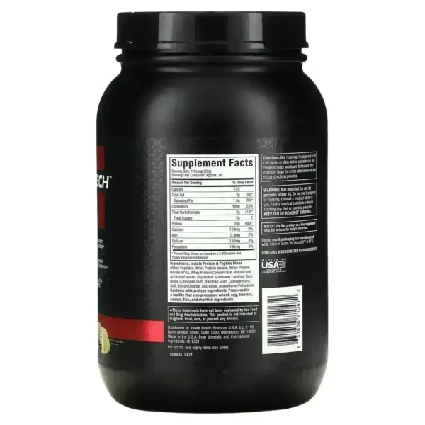 Nitro Tech Whey Gold 2lb Banano - Imagen 2