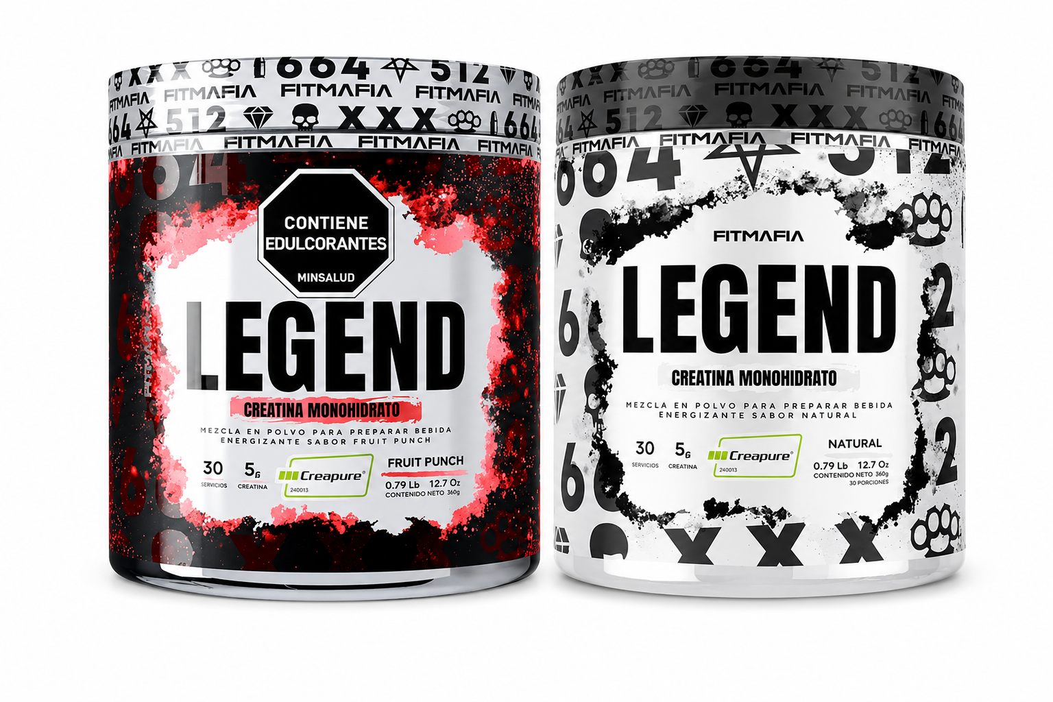 Creatina-fitmafia.legend-30serv Creatina Fitmafia Legend 30 Servicios - Imagen 1