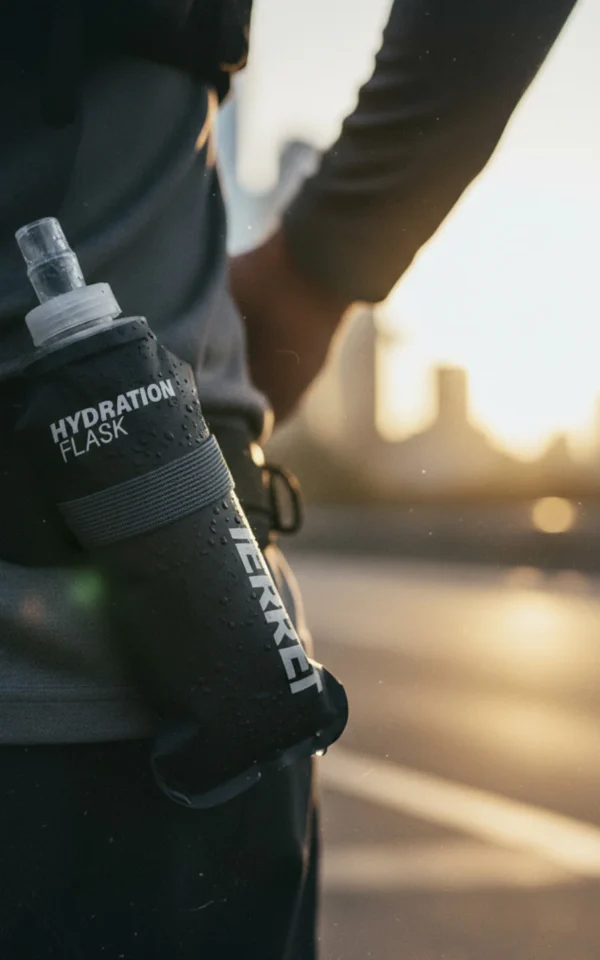 Soft Flask Terret Con Agarradera Negro 350ml - Imagen 3